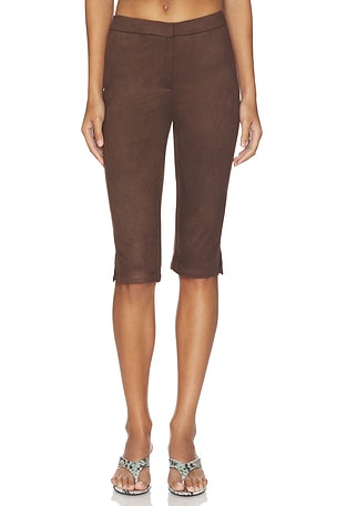 Ayla Faux Suede Capri superdown
