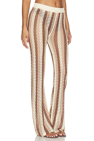 superdown Francie Crochet Pant in Multi