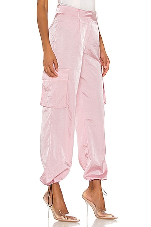 superdown Seleste Drawstring Jogger Pant in Pink