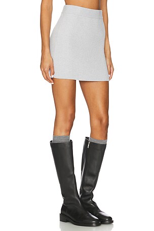 superdown Sariyah Mini Skirt in Grey