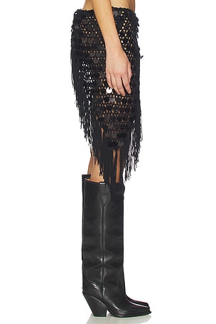 superdown Roca Tie Skirt in Black