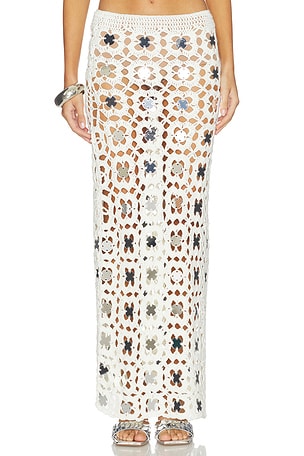 Kilah Crochet Maxi Skirt superdown