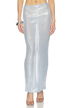 Melie Sequin Maxi Skirt superdown