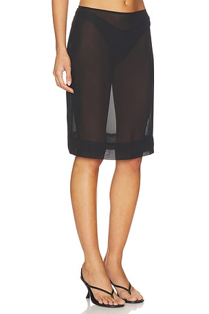 superdown Brantley Midi Skirt in Black