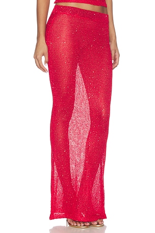 superdown Miranda Maxi Skirt in Red