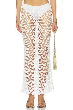 Dinah Crochet Maxi Skirt superdown