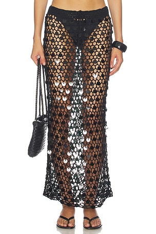 Dinah Crochet Maxi Skirt superdown
