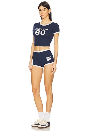 superdown Zari Short Set in Navy