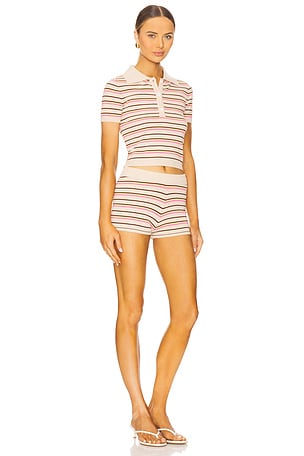 superdown Dorah Short Set in Beige