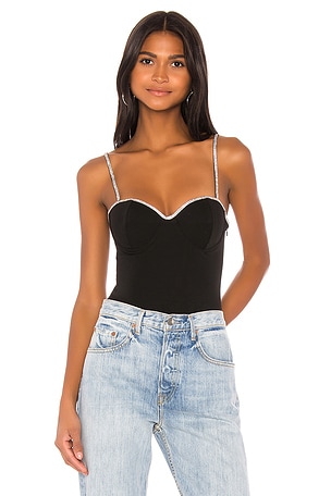 Kayla Diamante Trim Bodysuit