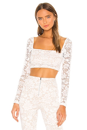 Justene Sheer Lace Top