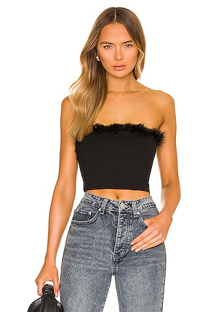 Olivia Strapless Top superdown