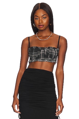 Zelia Bustier Crop Top superdown