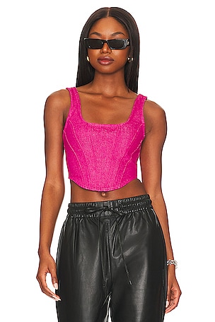 BY DYLN BY.DYLN Blair Corset In Pink. - Size M (Also In L) for Women