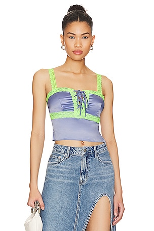 Adele Lace Up Cami Top superdown