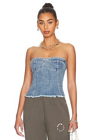 Desa Crop Bustier Top superdown