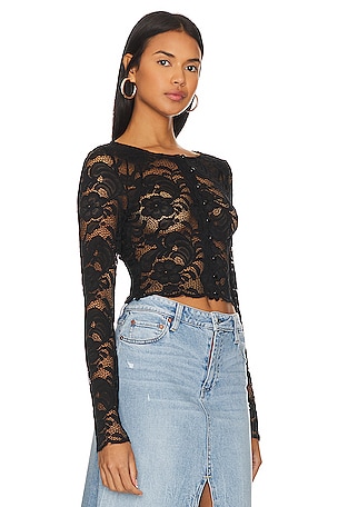 superdown Elowen Top in Black