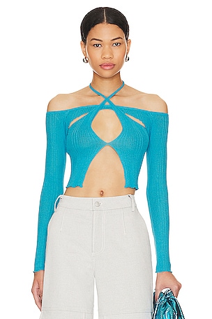 Reina Cut Out Knit Top superdown