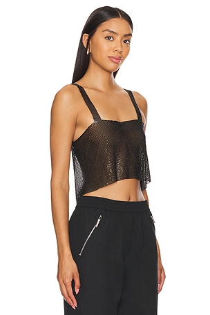 superdown Mackenzie Crop Top in Black