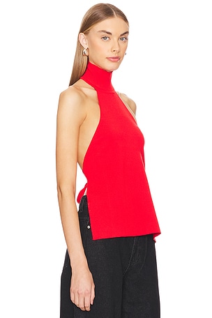 superdown Keira Open Back Top in Red