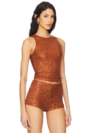 superdown Maja Top in Rust