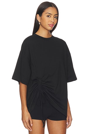 superdown Piper Ruched Top in Black