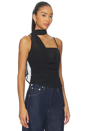 superdown Autumn Top in Black