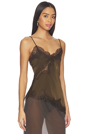 superdown Jett Asymmetrical Top in Brown