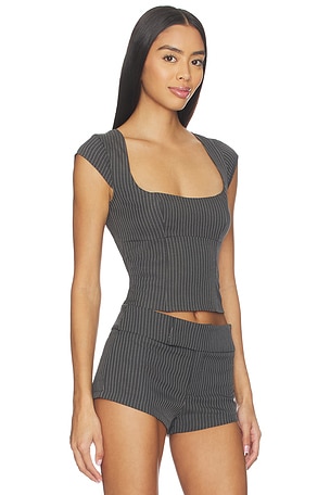 superdown Agnes Top in Grey