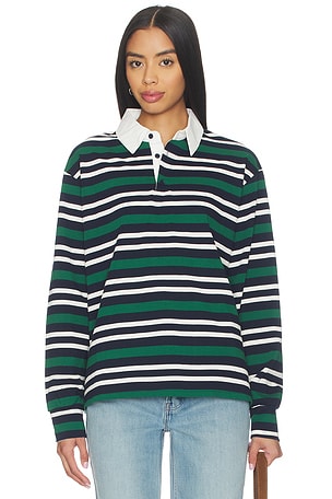 superdown Sashia Polo Top in Green. Size XXS. Also