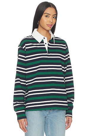 superdown Sashia Polo Top in Green. Size XXS. Also