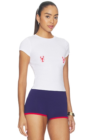 superdown Trysta Baby Tee in White