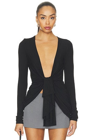 Makenzie Drape Top superdown