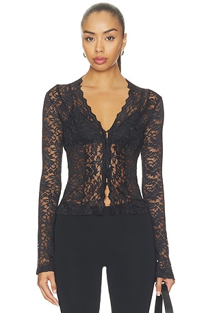 Charlice Button Front Top superdown