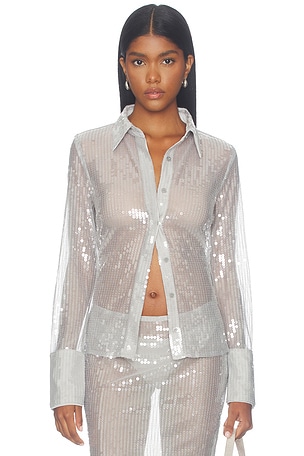 Makayla Button Up Top superdown