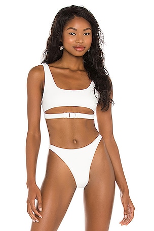 Mona Buckle Bikini Topsuperdown$45