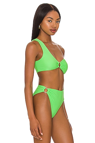 superdown Tyler Bikini Top in Green