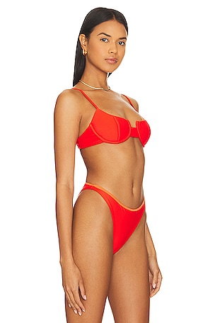 superdown Emma Bikini Top in Red