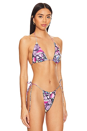 superdown Kimmie Bikini Top in Purple