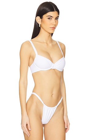 superdown Chiara Bikini Top in White