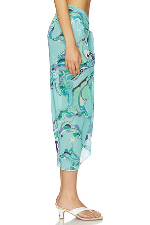 superdown Shakya Sarong in Blue Multi