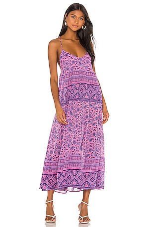 Spell Journey Strappy Maxi Dress 新品タグ付き SPELL Journey Strappy Maxi Dress in Mulberry | REVOLVE