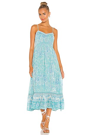 SPELL x REVOLVE Mystic Strappy Maxi Dress in Turquoise | REVOLVE SPELL x REVOLVE Mystic Strappy Maxi Dress in Turquoise | REVOLVE