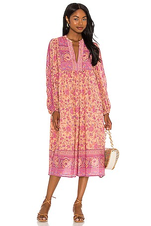 spell boho blossom maxi dress Spell Impala Lily Boho Midi Dress