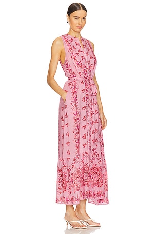 SPELL Rebel Spirit Button Through Maxi Dress in Blush