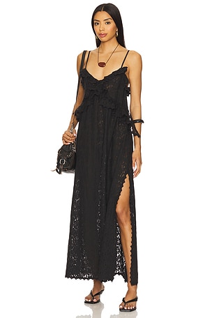 Lux Lisbon Lace Strappy Maxi Dress SPELL