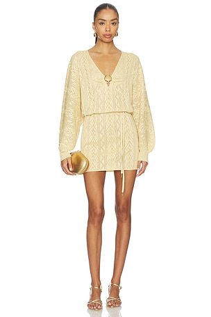 THE MOSS ニットミニドレス SPELL