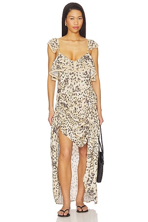 Snow Leopard Strappy Gown SPELL