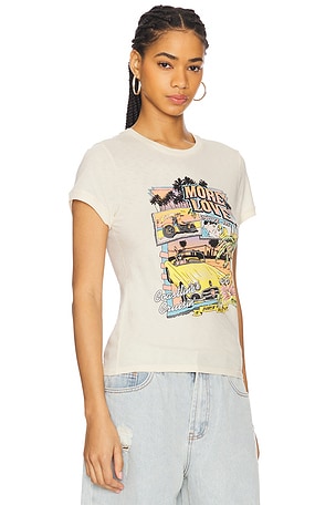 SPELL Coastline Cruisin' Tee in Cream