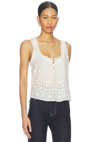 SPELL Maiden Lace Cami in White